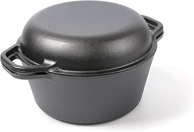 25 cm Cast Iron double Dutch Oven