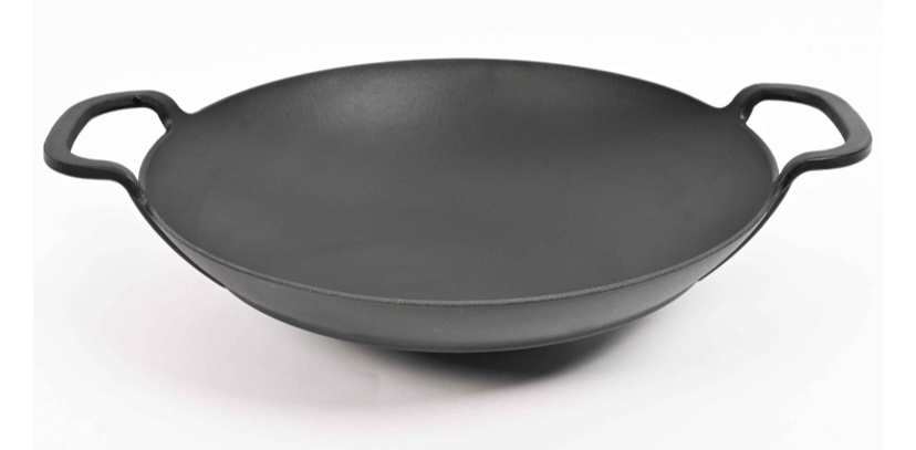 38 cm Cast Iron Wok