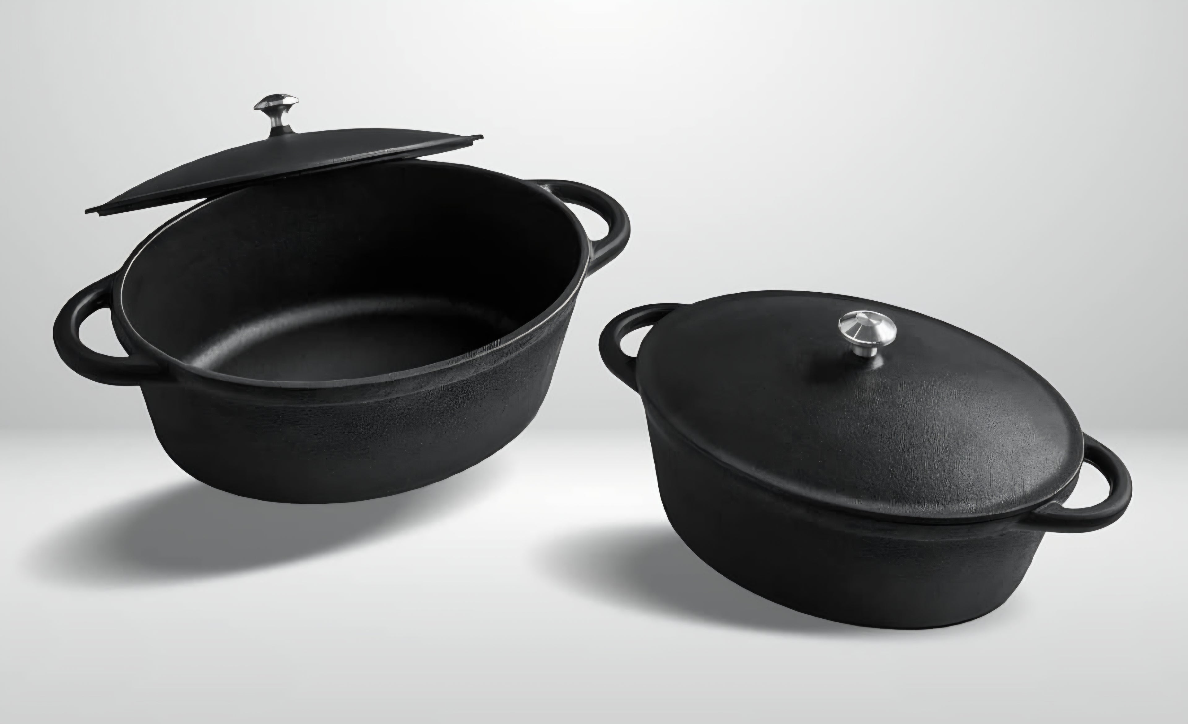 28 cm Cast Iron Oval Pot